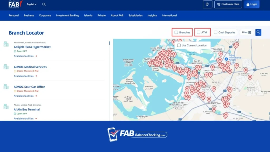 FAB ATM Locator